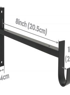 重个壁挂式型黑色动货架支架多功ESV能收纳托盘储物2可移悬挂式