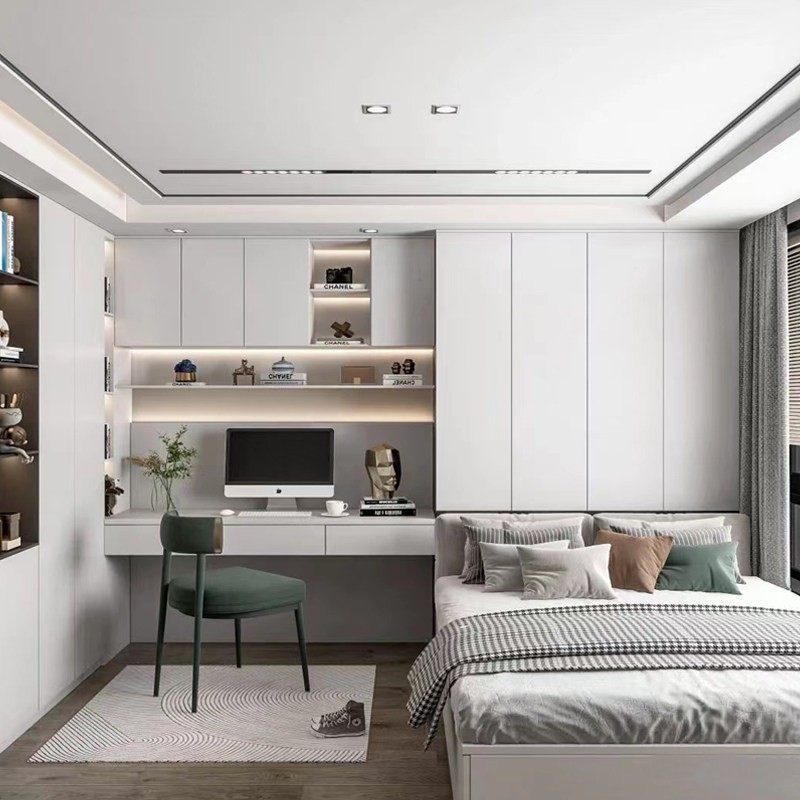 榻榻米床衣柜一体床柜式整体儿童房间书台全屋定制书桌书柜小户型,全屋定制,榻榻米定制,淘宝优惠券,粉丝福利购,淘宝优惠卷