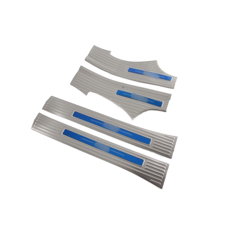 适用于23款名爵木兰改装内门槛条不锈钢车门饰条迎宾踏板装饰件G