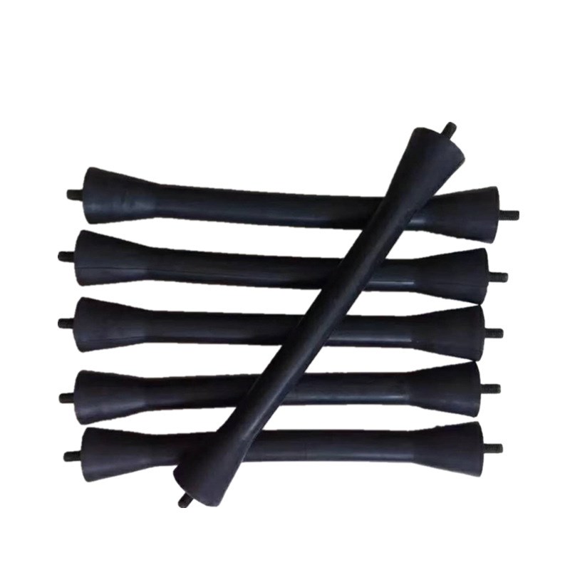 振动筛黑色橡胶高弹力减震柱弹簧摇摆筛圆形橡胶拉簧减震器