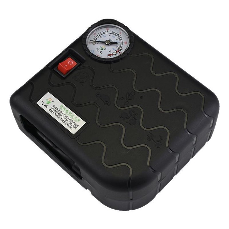 通用DC12-96V 便携式电动打气泵 迷你方形轮胎电动车充气泵