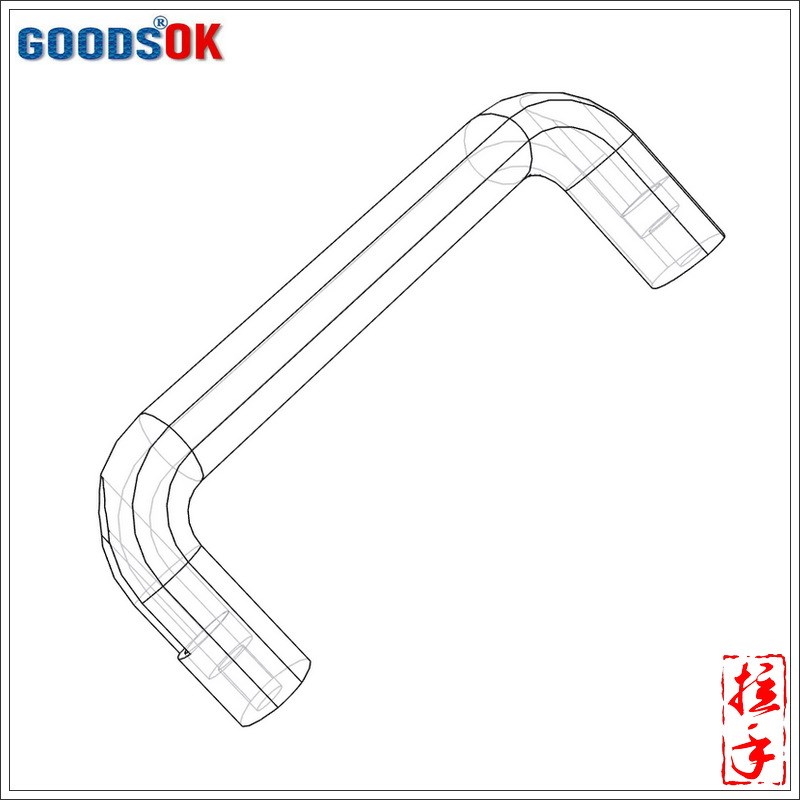 304#不锈钢椭圆实心重载拉手把手提手 米思米UADS 3WG-TW6系列