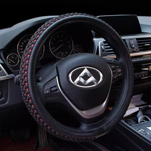 G20 T70方向盘套四季 plus V80 真皮免手缝把套薄 G10 上汽大通G50