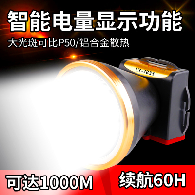 亮之友头灯强光充电超亮头戴式手电筒LED防水钓鱼7833 7832 7831