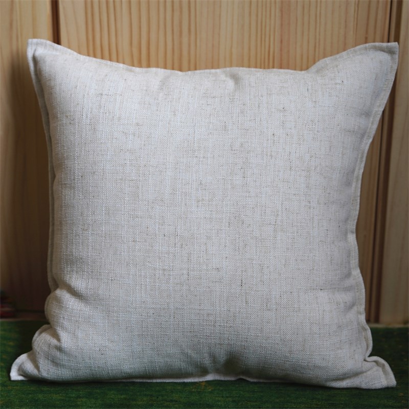 侘寂风白色棉麻抱枕高档极简现代沙发靠垫客厅飘窗靠枕腰枕枕套