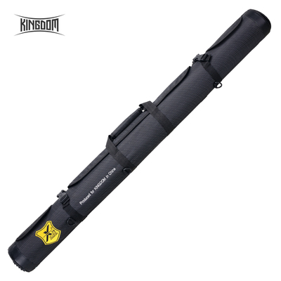 KINGDOM路亚竿包竿筒竿桶硬壳单竿筒对开杆筒1.15米1.25米1.35米