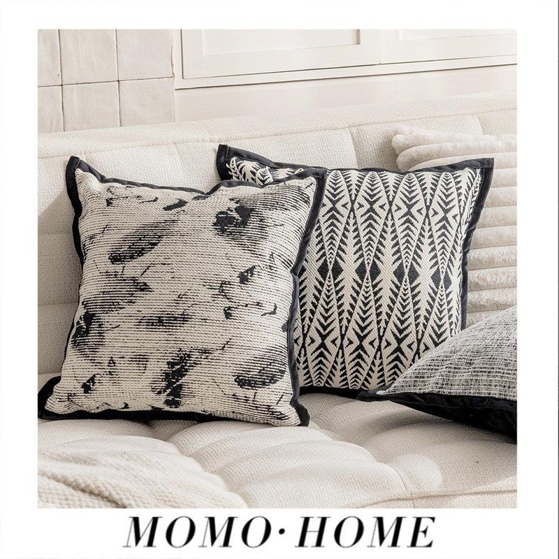 MOMO HOME家居轻法式沙发抱枕套ins风现代简约客厅家居靠枕床头