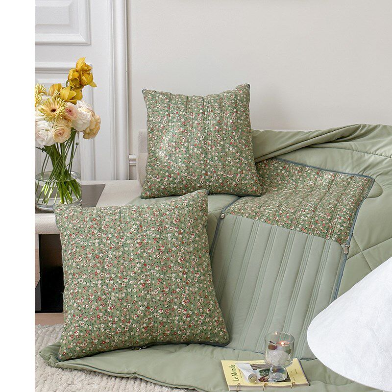 碎花抱枕被子两用小清新客厅沙发靠垫韩式办公室宿舍午休空调被夏