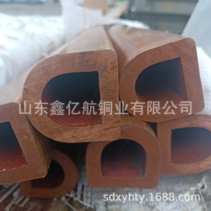 供应T3紫铜管大口径紫铜方管异形铜管D型管内六角红铜管定尺切割