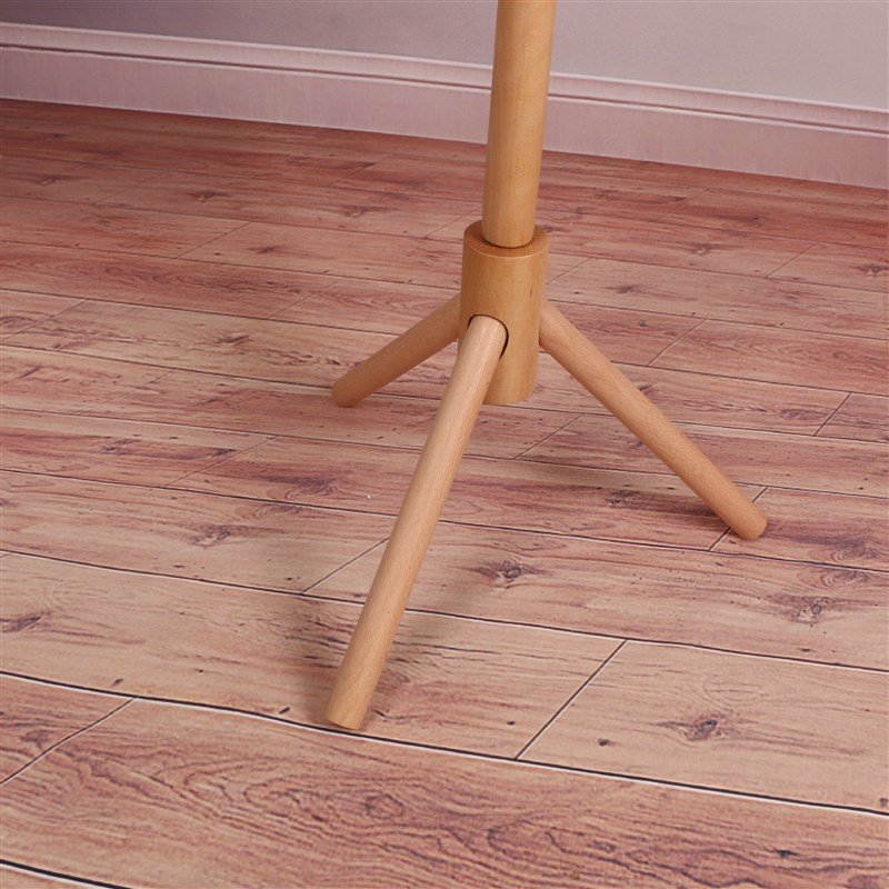 家用简约单杆衣架实木落地衣帽架客厅卧室衣架子儿童衣架置物架