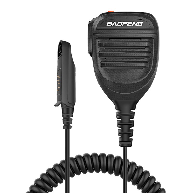 宝锋对讲机 大声音双发射手咪肩咪双PTT 宝峰9R/A58/9700防水系列