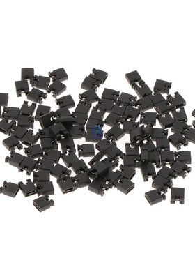 2.54mm黑色帽 短路帽 短路块2P开口黑色跳线帽排针连接2000只一包