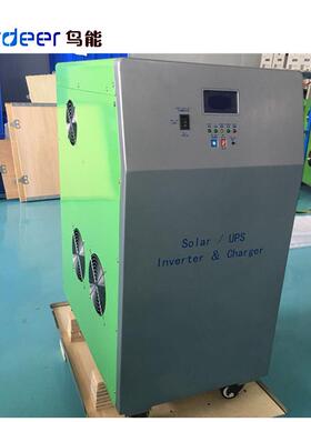 太阳能离网逆控一体机dc12v24v48v转ac220v3000w 配控制器40A