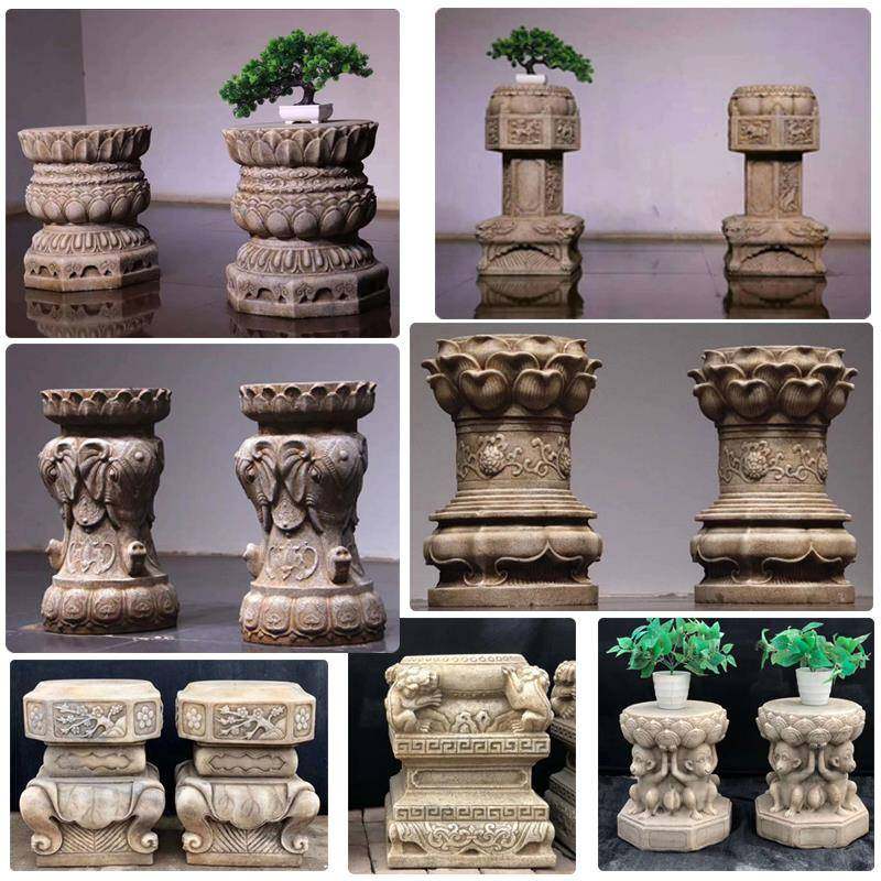石雕须弥座汉白玉柱墩太湖石墩底座庭院花架盆景莲花座祥云柱可定,畜牧/养殖物资,畜牧/养殖器械,淘宝优惠券,粉丝福利购,淘宝优惠卷