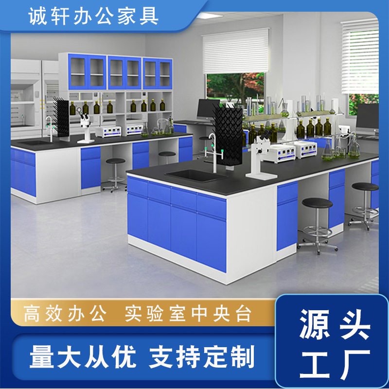 钢木实验桌实验台实验室边台化验室操作台全钢实验台实验室工作台