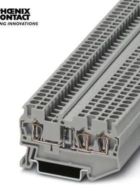 菲尼克斯接线端子2.5平方弹簧连接灰色-ST2,5-TWIN-DIO/L-R