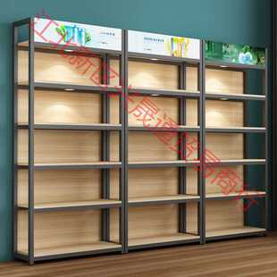 货架置物架超市多层货柜自由组合带背板铁架子多功能可拆卸展示架