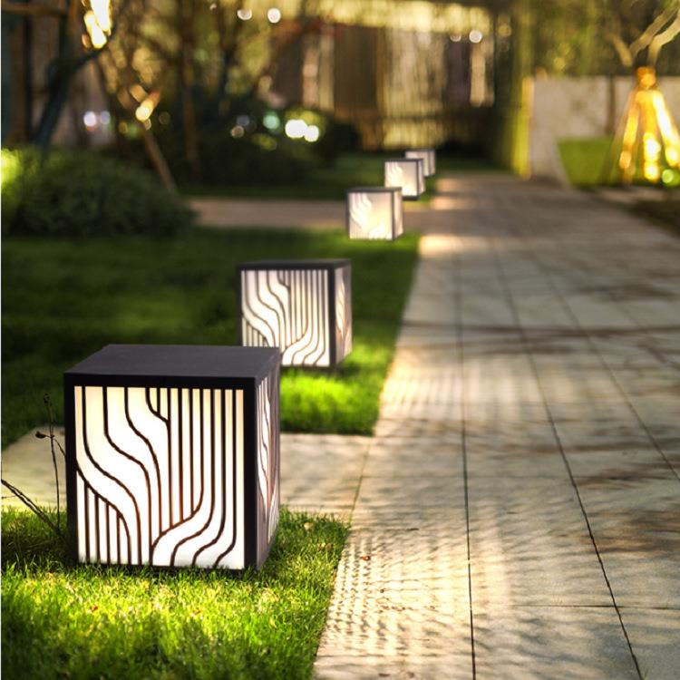 户外灯太阳能柱头灯室外防雨园林景观灯别墅围墙灯新中式景观灯