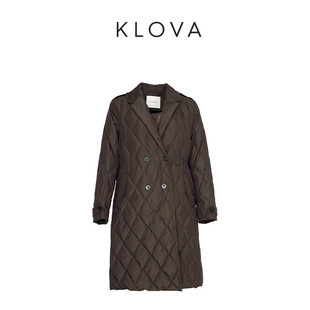 KLOVA YC6001 冬季 AUN 朱古力色羽绒服