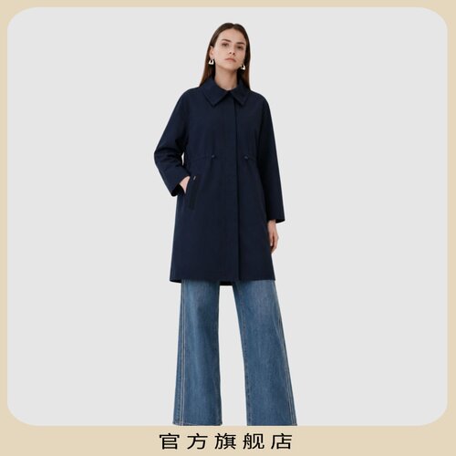 官旗专属柯罗芭春秋羊毛女风衣