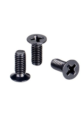 KM2x32x25沉头黑色螺丝 黑锌达克罗螺丝 GB819黑色不锈钢高盐雾