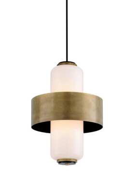 led灯中式玻璃小吊灯复古样板房酒店卧室床头餐厅吧台创意灯具