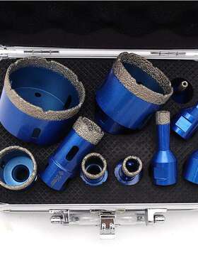 10pcM14钎焊开孔器套装金刚石石材瓷砖打孔角磨机钻头跨境扩孔钻