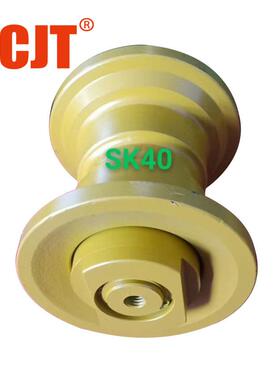 工程机械神钢SK40支重轮神钢挖掘机承重轮矿山轮底盘件四轮一带