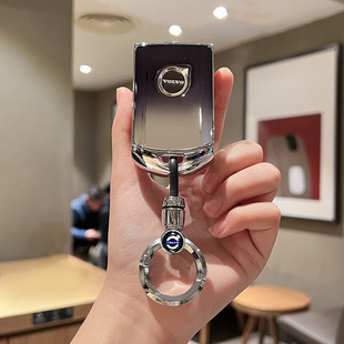 适用沃尔沃钥匙套xc60汽车xc90用品s90壳s60包xc40专用s60l扣男20