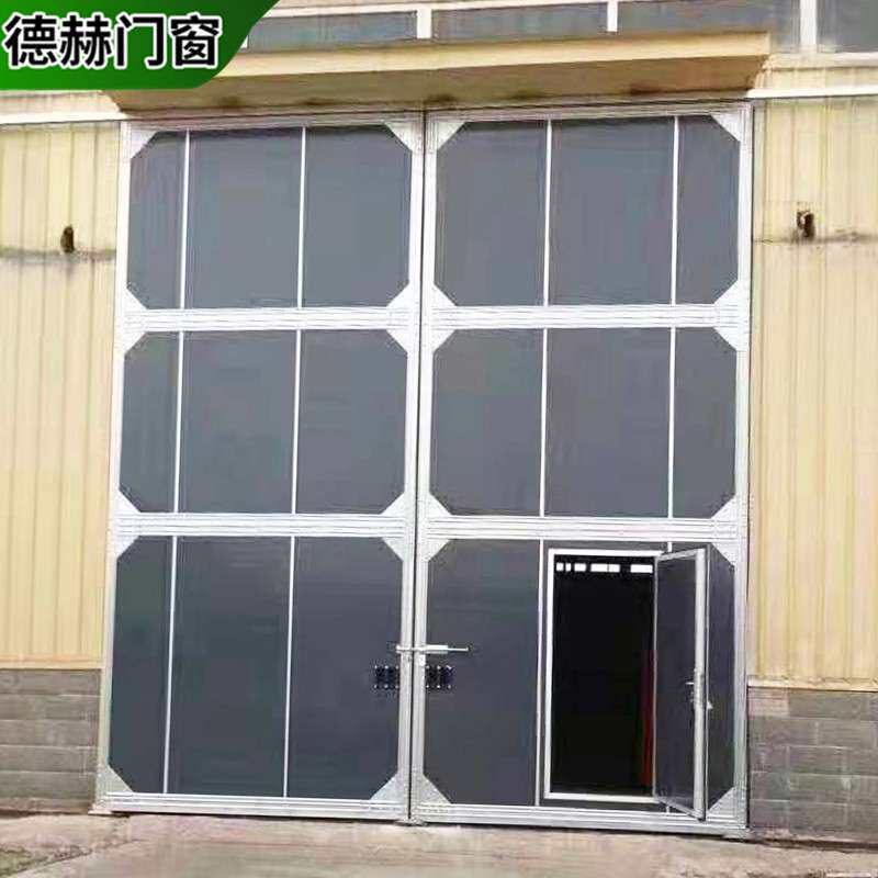 济南厂家 平开门保温平移钢木电动工业门防盗门双开门不锈钢门