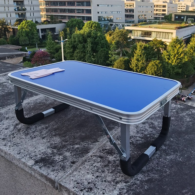 铝合金可折叠便携户外小桌子寝室宿舍家居床上笔记本电脑桌Z1