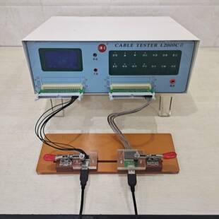 线束导通测试仪线材测试机USB断短路检测电源线导通绝缘错位测试