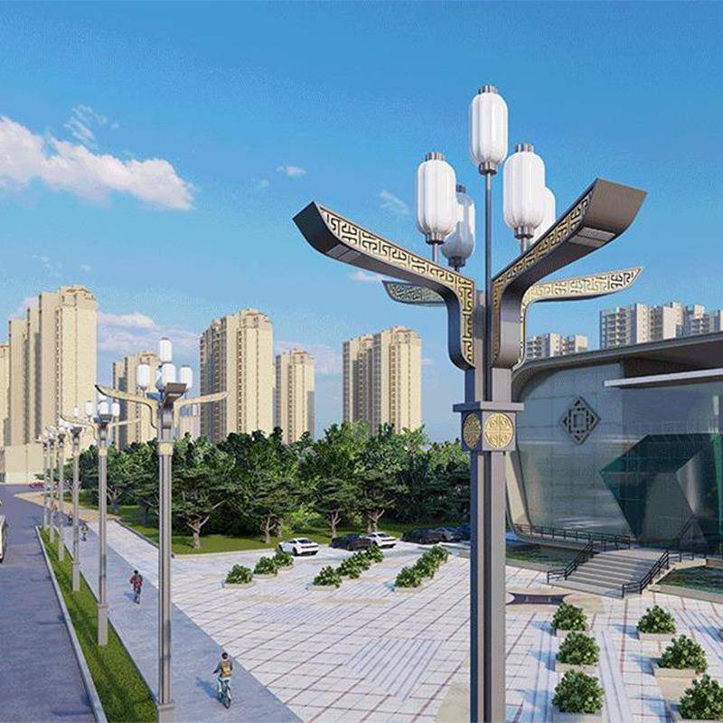 户外广场景观灯新型文创灯多功能智慧路灯组合灯大型市政道路灯