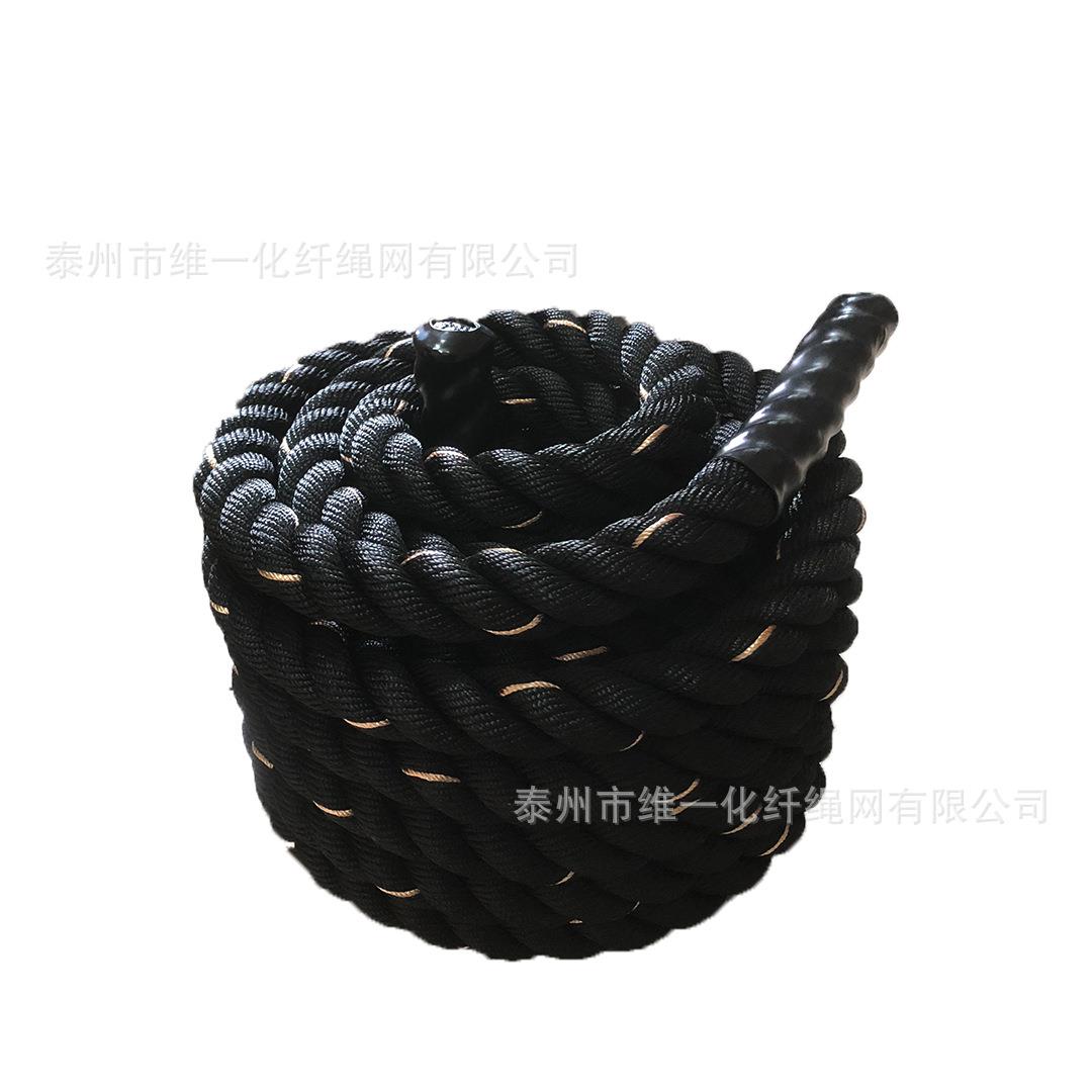 练肌肉甩大绳 健身房体能训练绳 健身锻炼跳绳 UFC锻炼绳格斗战绳