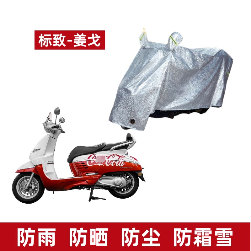 适用标致姜戈150城市之星200SF3小怪兽mp34摩托车衣车罩SF4盖布套