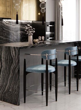 NAHMA BAR STOOL酒吧KTV吧台椅家用高脚凳岛台吧凳前台高脚椅子