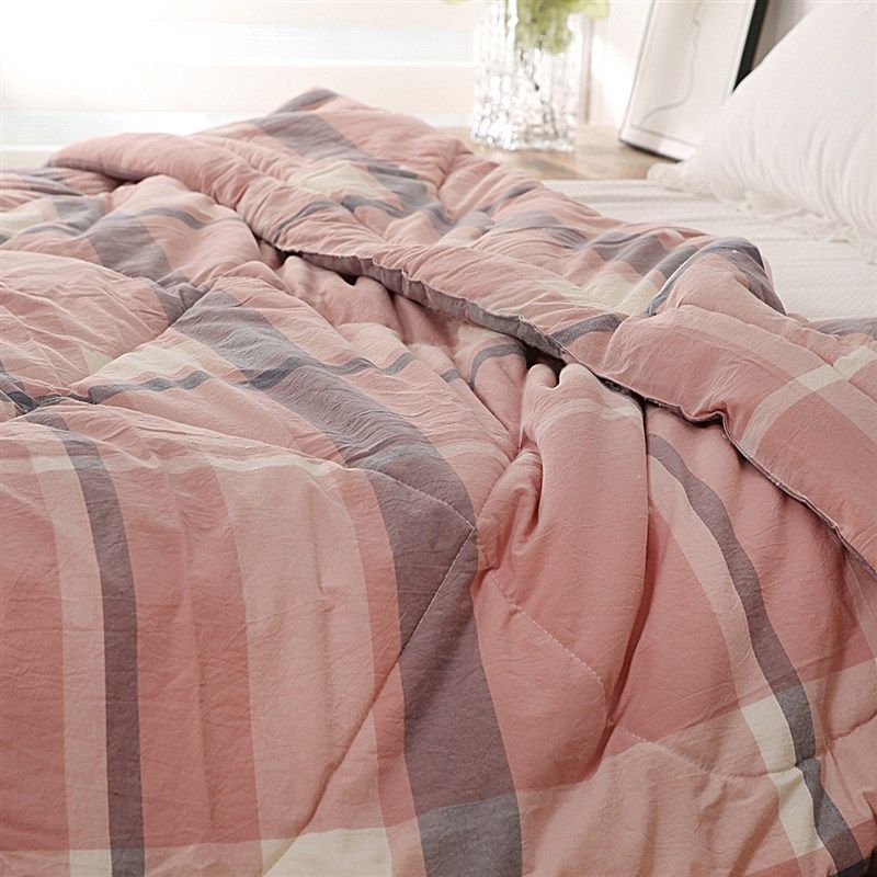 厂家处理!全棉水洗棉春秋被棉花加厚冬被双人被子学生四季可水洗,床上用品,棉花被,淘宝优惠券,粉丝福利购,淘宝优惠卷