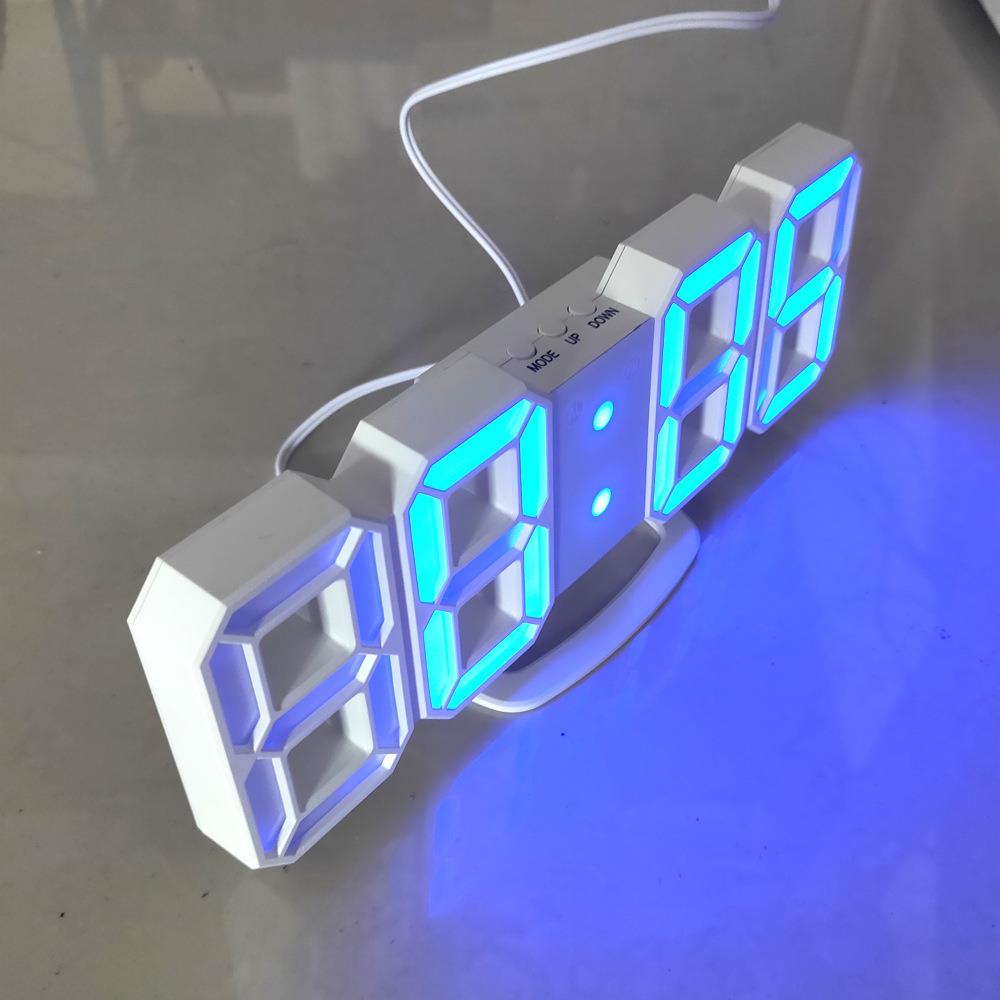 爆款3DLED数字钟 新款电子钟闹钟3D立体钟 CG895