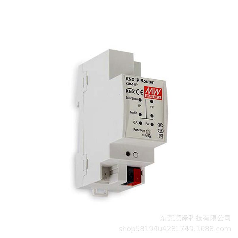 明纬电源KSR-01IP 明纬KNX系统路由通道4通道TI/IP即插即用