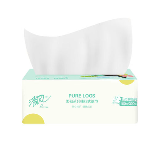 清风柔韧系列亲肤抽纸6联包单提