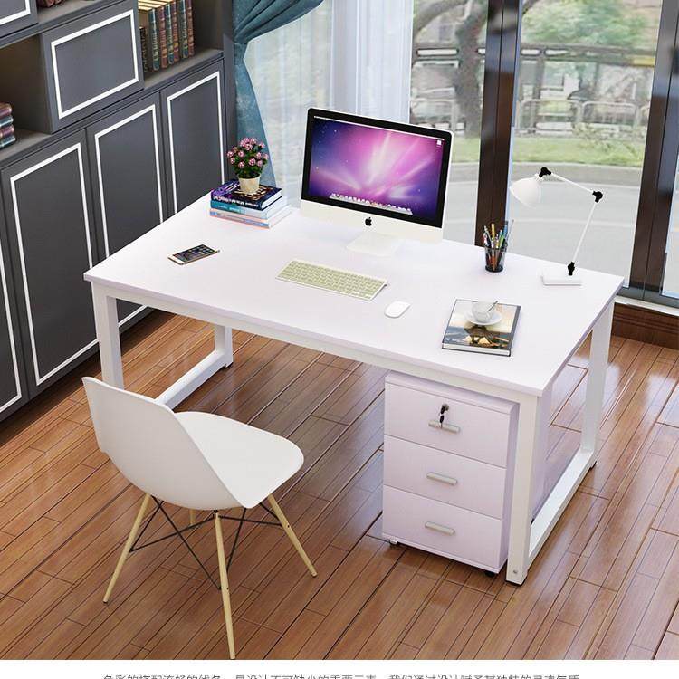 电脑台式桌简易家用卧室学生书桌简约长条办公桌工作台学习小桌子