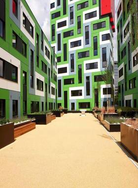 外墙装饰板uv户外幕墙HPL光固化高压积层千丝防晒抗老化复合树脂