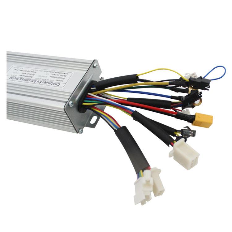 昆腾KTcontroller 控制器36V 48V 9管25A 带外测速 巡航 倒车灯线