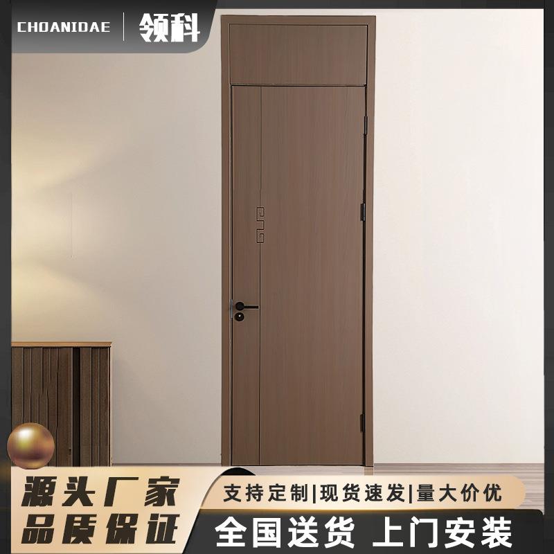 厂家供应简约实木门免漆碳晶室内门高档卧室房间门隔音厨房复合门