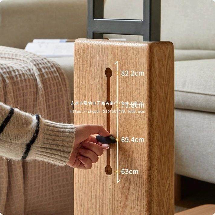 可折叠移动手动调节高度边几书桌电脑桌沙发边几
