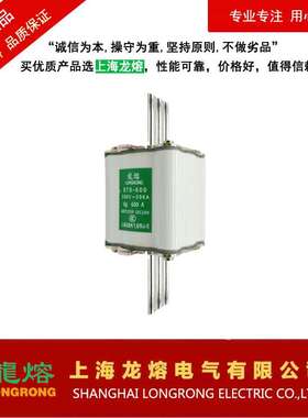 上海龙熔RT0-600A快速熔断器 直流熔芯 保险丝电子元器件