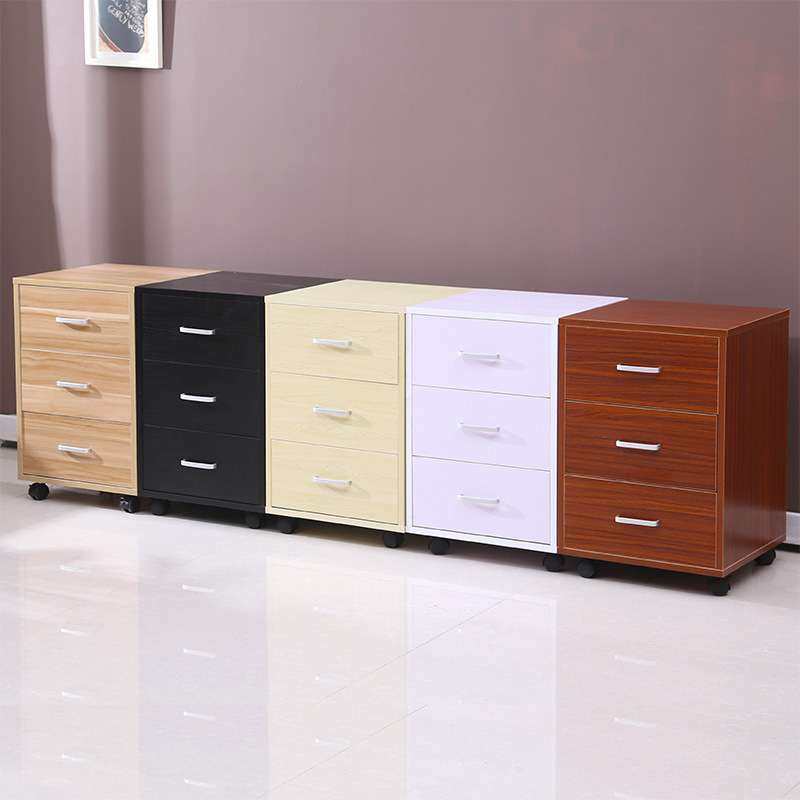 板式办公文件柜带轮活动柜三抽矮柜桌底柜带锁收纳多色可选,电子元器件市场,其它元器件,淘宝优惠券,粉丝福利购,淘宝优惠卷