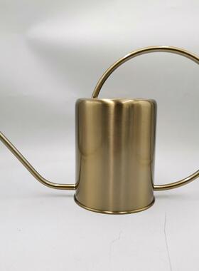 2升不锈钢水/传洒统淋壶花//壶长嘴浇花壶/浇花壶VYS/圆手柄浇花