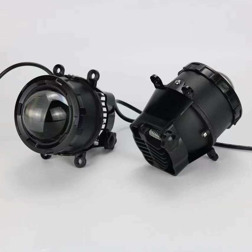 汽车led雾灯双光透镜直射led车灯远近光一体大功率无损安装前照灯