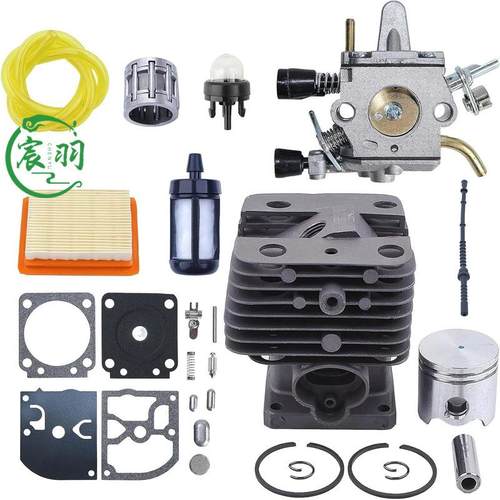 宸羽供应FS120 200 250气缸总成 缸体 活塞 缸筒化油器空滤器油管